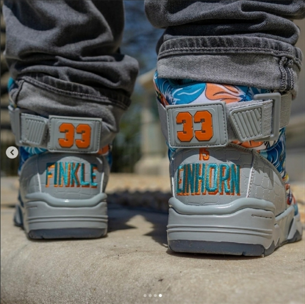 Ewing Athletics 33 Hi x Mache x Ace Ventura 25th Anniversary Sneakers | Size 8.5 - Picture 6 of 6